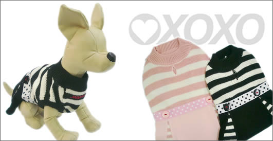 XOXO　犬用　ニットワンピース　（パーム）